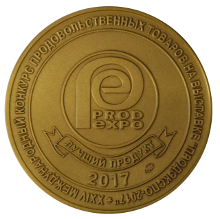Бронзовая медаль Выставки "ПродЭкспо-2017"