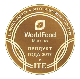 Золотая медаль конкурса "Продукт года 2017"